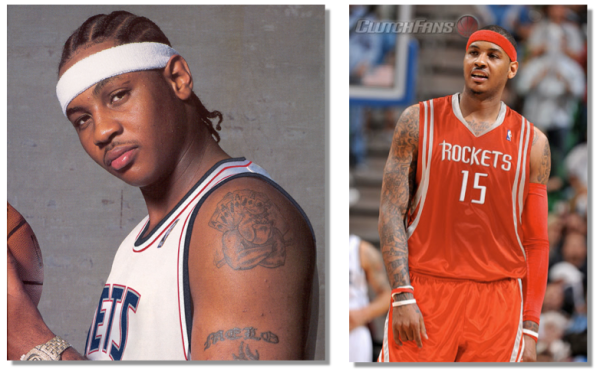 carmelo anthony in nets jersey
